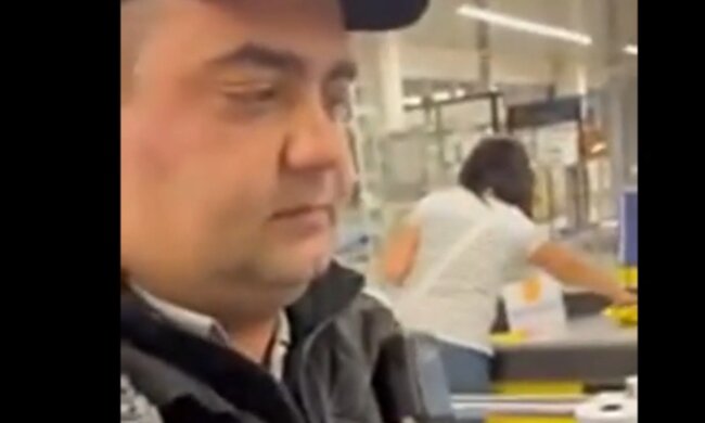 Охранник в Метро: скрин с видео