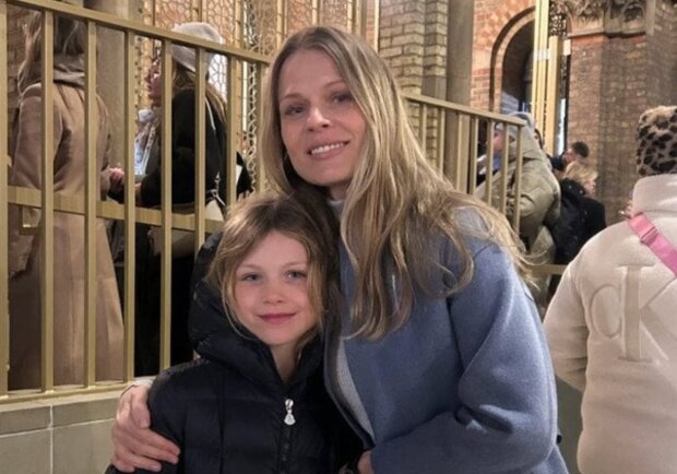 Оля Фреймут с дочерью Евдокией, фото из соцсетей