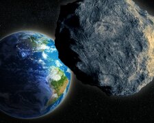 К Земле летит гигантский астероид, фото: скриншот