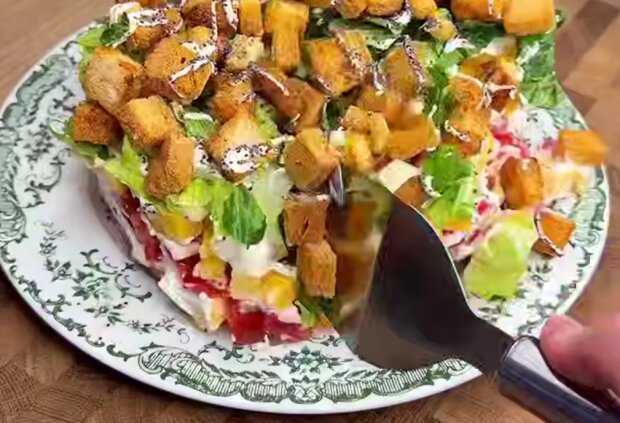 Салат "Курочка під кайфом", кадр з відео