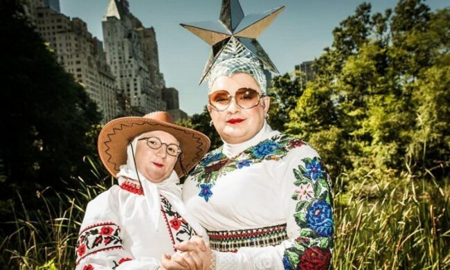 Верка Сердючка с мамой, фото: скриншот You Tube