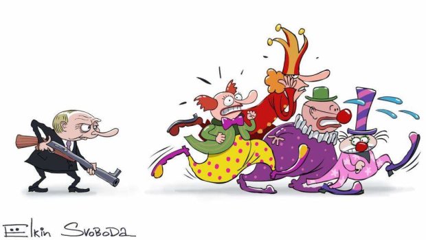 Елкин карикатуры