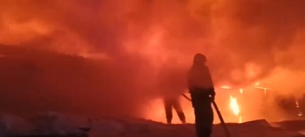 Челябинск в огне: скрин с видео