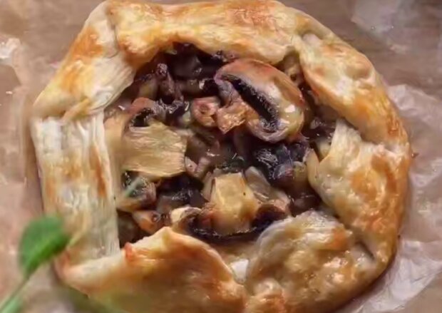 Грибний пиріг, кадр з відео