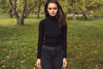 Черная водолазка, фото из соцсетей