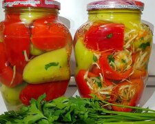 Справжня смакота: рецепт маринованого болгарського перцю, фаршированого капустою та зеленню