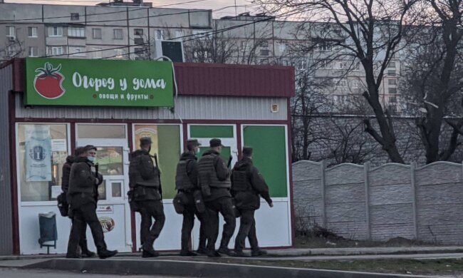 Военные в Харькове. Фото: twitter.com/h_kharkov