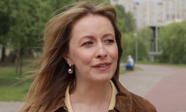 Елена Кравец, кадр из интервью