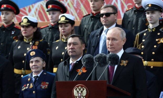 Владимир Путин на Параде Победы, фото: youtube.com