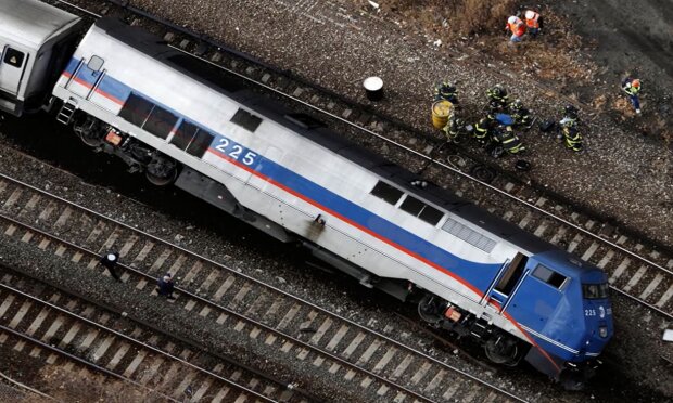 Аварія на залізниці. Фото: YouTube