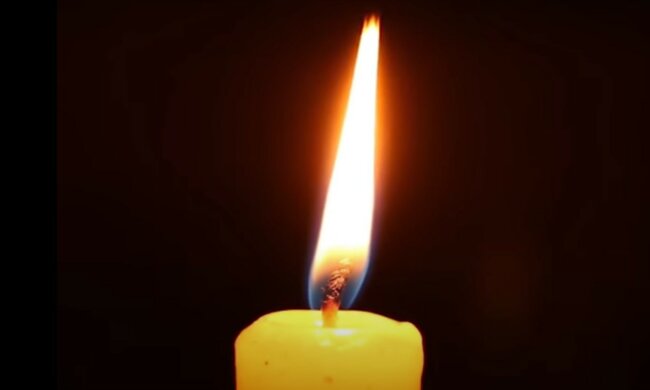 Свеча памяти. Фото: скриншот YouTube-видео