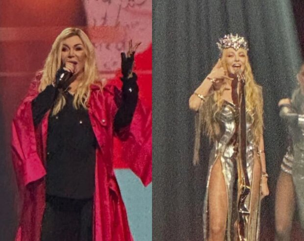 Оля Полякова и Ирина Билык на Едином квартале, фото из соцсетей