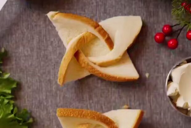 Закуска с крабовыми палочками, кадр из видео