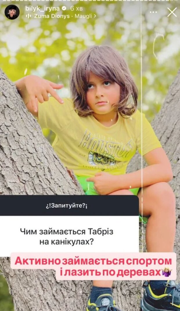 Сториз Ірини Білик