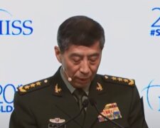 Міністр оборони Китаю: скрін з відео