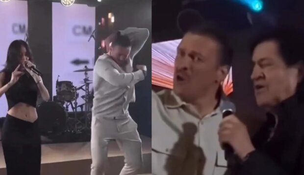 Александр Усик, Надя Дорофеева и Иво Бобул