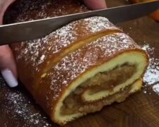 Яблучний рулет, кадр з відео