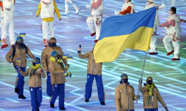 Українська збірна в Пекіні. Фото REUTERS