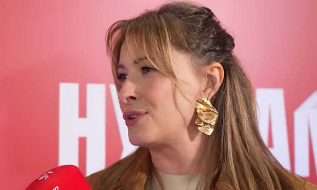 Олена Кравець, кадр з інтерв'ю