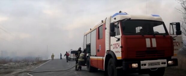 Российские пожарные. Фото: скриншот YouTubе