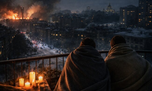 Украинцы, обстрел, без отопления, илюстративное изображение hyser.com.ua