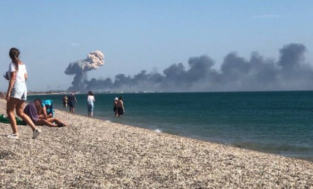 Аж земля гуде: потужні удари по російській авіабазі у Криму. Там ховалися винищувачі та бомбардувальники РФ
