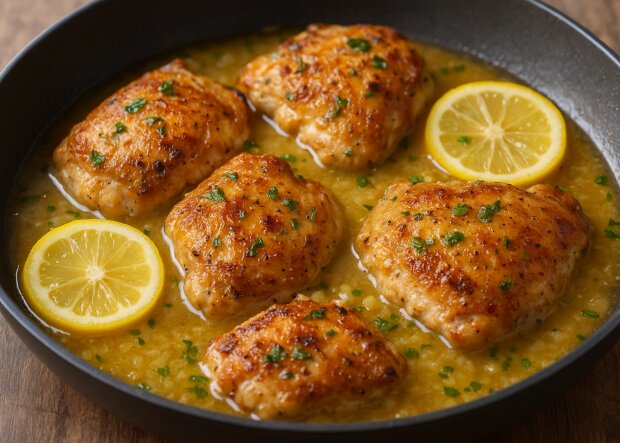 Курица в лимонном соусе, изображение: hyser.com.ua