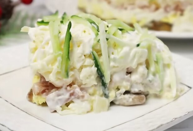 Салат "Зимовий Фьюжн", кадр з відео