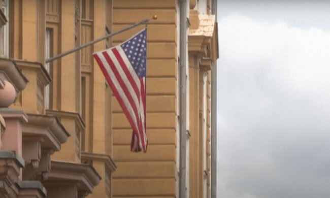 Посольство США в Москве. Фото: YouTube