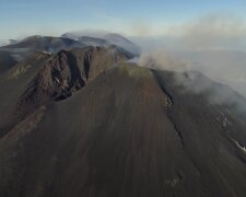 Вулкан Этна. Скриншот с видео на Youtube