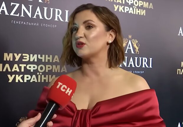 Оля Цибульська, кадр з інтерв'ю