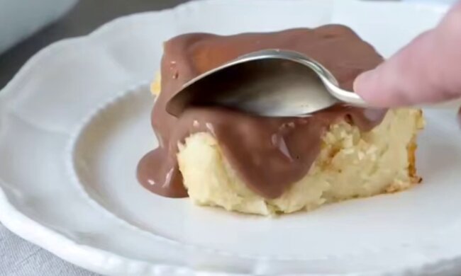 Запіканка з манки, кадр з відео