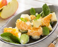Этот вкус вас покорит: рецепт мясного салата с добавлением яблока и апельсина