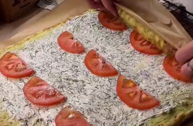 Кабачковий рулет, кадр з відео
