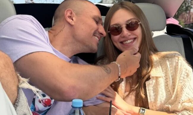 Тарас Цимбалюк та Надін Головчук, кадр з відео