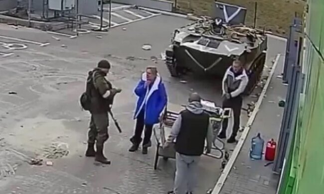 Мародеры на Киевщине, фото: youtube.com