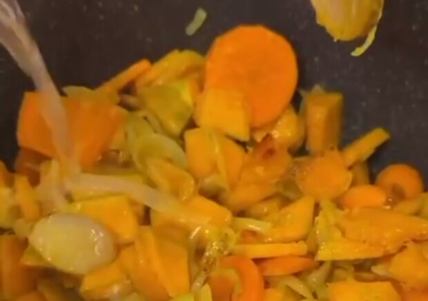 Тыквенный суп, кадр из видео