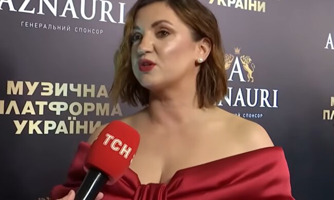 Оля Цибульська, кадр з інтерв'ю