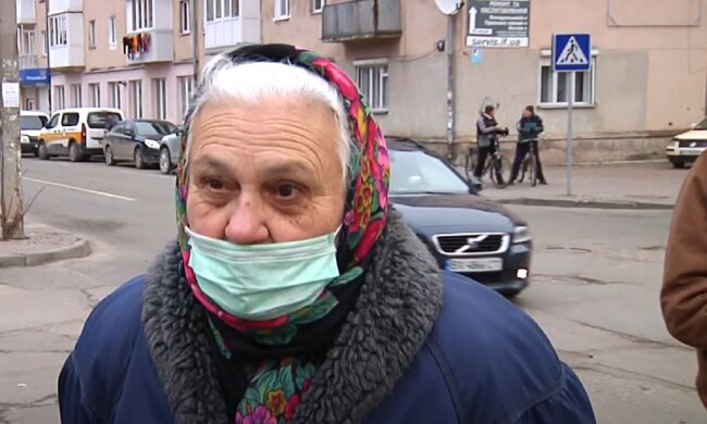 Пенсионерка. Скриншот с видео на Youtube