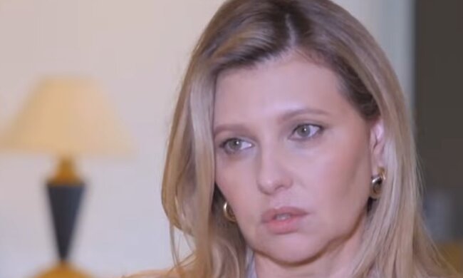 Елена Зеленская, кадр из интервью