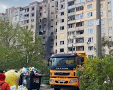 Обстрел россиянами Киева, фото: hyser.com.ua