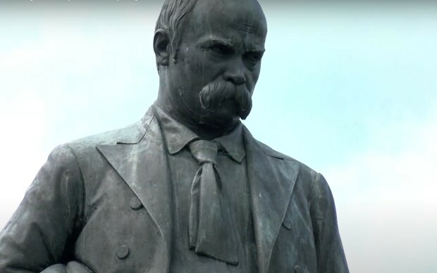 Пам'ятник Тарасу Шевченку. Фото: скріншот YouTube-відео