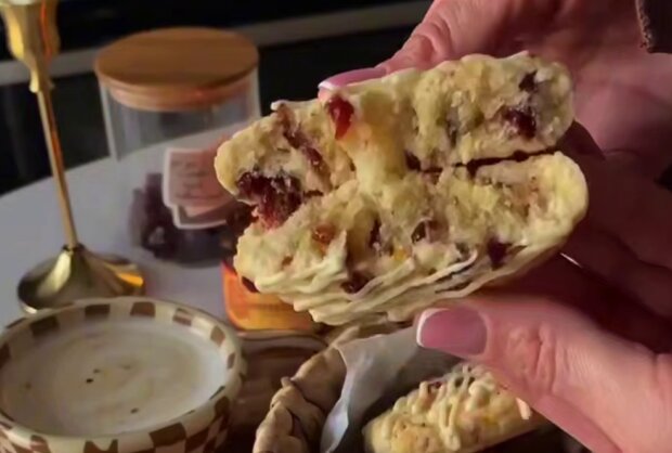 Журавлинне печиво, кадр з відео