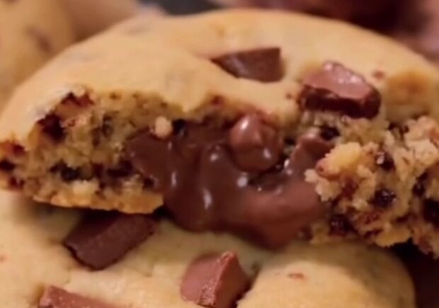 Печиво з шоколадом, кадр з відео