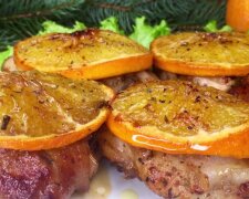 Курячі стегна з апельсином