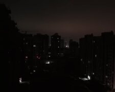 Киев без света. Фото: YouTube