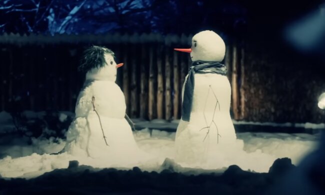Зима: скрин с видео