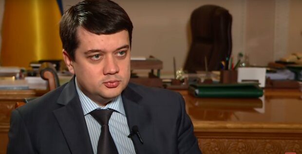 Спикер Рады Дмитрий Разумков. Скриншот видео