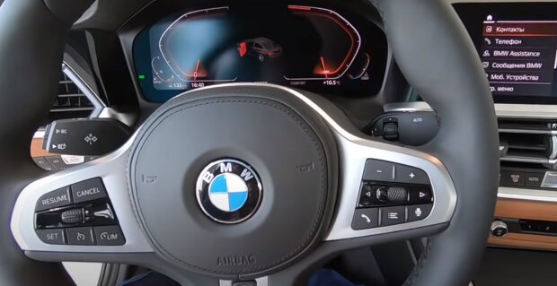 BMW: скрин с видео