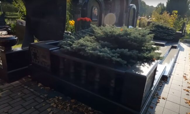 Кладбище: скрин с видео